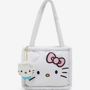 Hello Kitty & Dear Daniel Puffer Tote Bag With Coin Purse